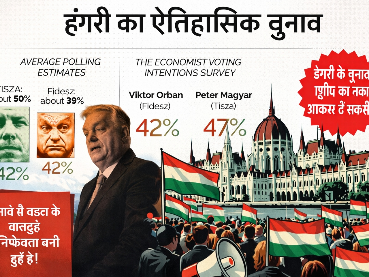 हंगरी में आज हो रहा है ऐतिहासिक चुनाव